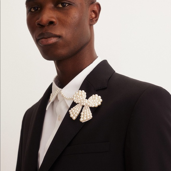 🎈Sold🎈Simone Rocha X H&M Pearl Brooch - Picture 2 of 10